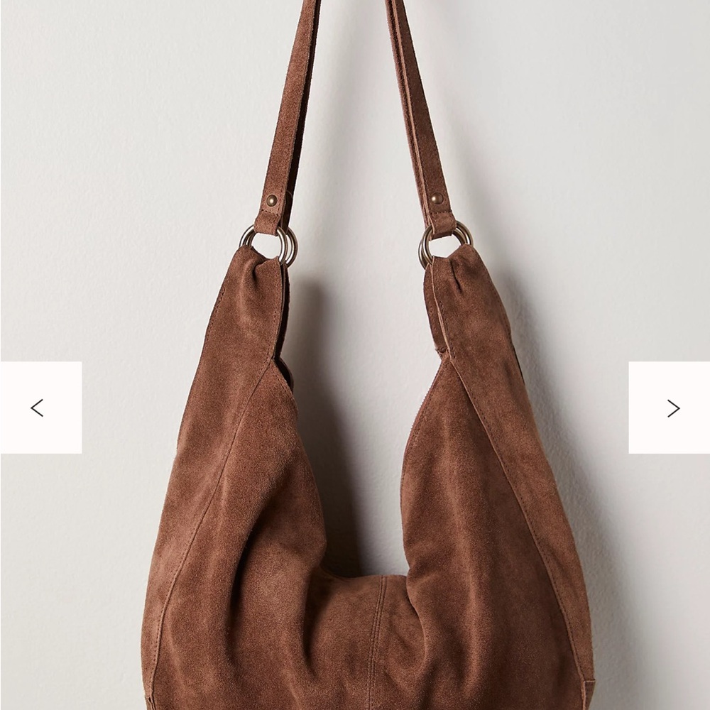 NWOT: Free People Roma Suede Hobo Bag